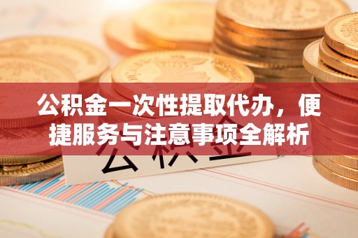 云城公积金一次性提取代办，便捷服务与注意事项全解析