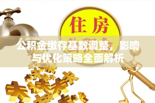 云城公积金缴存基数调整，影响与优化策略全面解析