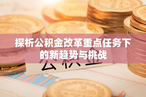 云城探析公积金改革重点任务下的新趋势与挑战
