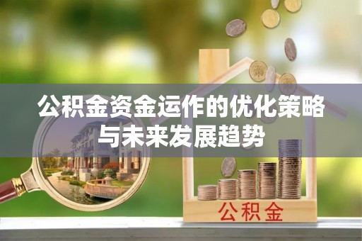 云城公积金资金运作的优化策略与未来发展趋势