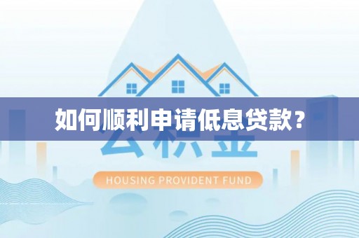 云城如何顺利申请低息贷款？