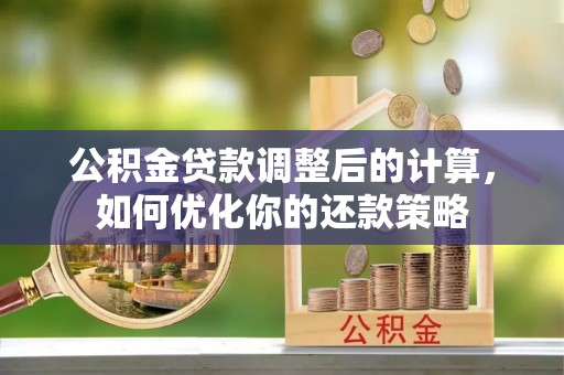 云城公积金贷款调整后的计算，如何优化你的还款策略