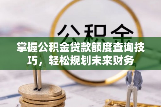 云城掌握公积金贷款额度查询技巧，轻松规划未来财务