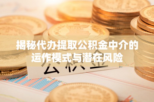 云城揭秘代办提取公积金中介的运作模式与潜在风险