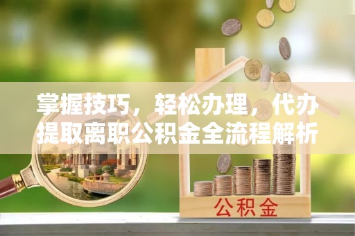 云城掌握技巧，轻松办理，代办提取离职公积金全流程解析