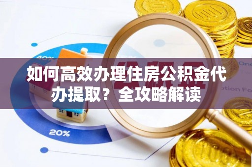 云城如何高效办理住房公积金代办提取？全攻略解读