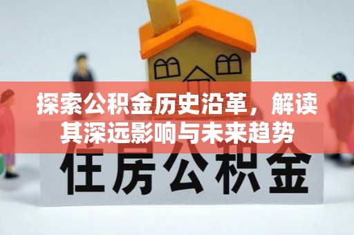 云城探索公积金历史沿革，解读其深远影响与未来趋势