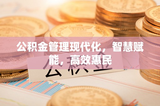 云城公积金管理现代化，智慧赋能，高效惠民