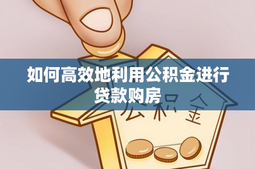 云城如何高效地利用公积金进行贷款购房
