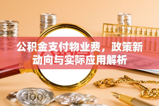 云城公积金支付物业费，政策新动向与实际应用解析