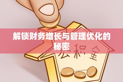 云城解锁财务增长与管理优化的秘密