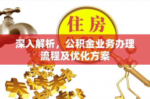 云城深入解析，公积金业务办理流程及优化方案